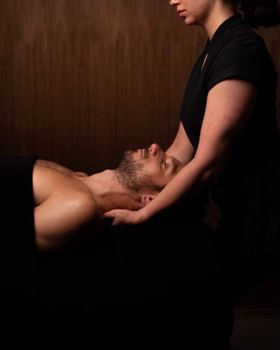 Spa Shiseido massage homme